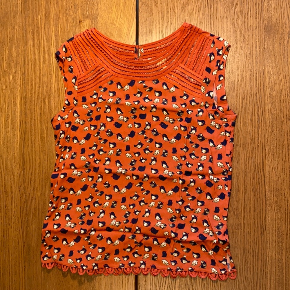 Anthropologie bird blouse